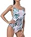 Qpladlse Swimwear Women's One Piece Swimsuit Reversible Lace-Up BathingSuit(FBA)