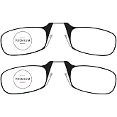 ThinOptics Premium Armless Readers Multi-Pack | Anti-scratch armless reading glasses multi-pack with ultra-thin premium readers for convenient backups at home, work or away.