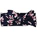 habibee Women Headbands DIY Turban Headwraps Hair Band Bows Accessories for Fashion Or Sport (Boho Floral 6pcs)