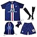 2018/2019 PSG Paris Saint Germain Home #10 Neymar JR. Football Futbol Soccer Kids Jersey Shorts Socks Set Youth Sizes (9-10 Years)