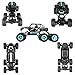 SZJJX 6WD RC Cars, Remote Control Off-Road Climbing Truck, 1/14 Scale High Speed Vehicle, 2.4Ghz Electric Radio Controlled Rock Crawler, All-Terrain RTR Buggy Blue