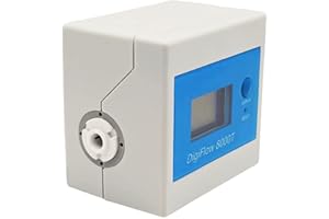 SAVANT ELECTRONICS INC Savant 1/4" Countdown Digital Water Timer with LCD Display, Measure Gallon/Liter Flow Rate, Food-Grade Flow Meter for Home rv RO Filter System, with A Pair of 1/4" Quick Fitting