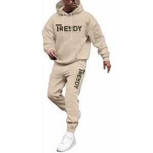 Vividcrate Sweat Suits Men 2 Piece Pullover Hoodie Jogger Pants Mens Track Suit Athletic Jogging Activewear Outfit