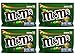 M&M's (Pack of 4) Chocolate Candy Flavor Vote Mexican Jalapeno Peanut Sharing Size, 9.6 Ounce Bag