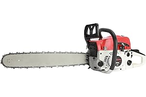 ZTGD Gas Chainsaw 58CC Power Chain Saw 20 Inch Guide Board Chain Saws Handheld Cordless Petrol Chain Saws for Trees Gas Powered Farm, Ranch & Garden Tools 20Inch