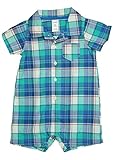 Carter's Baby Boys' Check Romper (Baby)