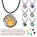 M.JVisun Essential Oil Diffuser Necklace Dog Paw Prints Surgical Stainless Steel 24