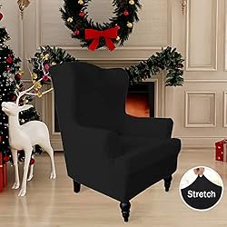 Easy-Going Stretch Wingback Chair Sofa Slipcover