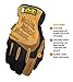 Mechanix Wear Fastfit Leather Gloves - Abrasion Resistant Gloves for Hand Safety - Breathable - Secure Fit - Two-Piece Palm - Machine Washable - Brown/Black - XX-Large