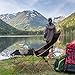 G4Free Lightweight Portable Camping Chair Outdoor Folding Backpacking High Back Camp Lounge Chairs with Headrest and Pocket for Sports Picnic Beach Hiking Fishing(Orange)