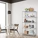 5-Tier Wire Shelving Unit, Adjustable Steel Storage Shelves 35.4