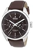 Festina Men's F16629/5 Brown Leather Analog Quartz Watch with Brown Dial