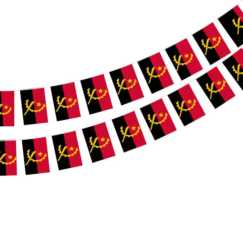 Pandiui23 Flag of Angola 40 Units Flag of Angola Garland Angola 11.4M