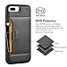 ZVE Wallet Case for Apple iPhone 8 Plus and iPhone 7 Plus, 5.5 inch, Slim Leather Wallet Case with Credit Card Holder Slot Pocket Protective Case Cover for Apple iPhone 7 Plus / 8 Plus - Black