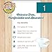 Earth's Best TenderCare Chlorine-Free Disposable Baby Diapers, 8-14 lbs-Size 1 (144 Count)