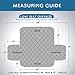 H.VERSAILTEX 100% Waterproof Sofa Slipcover Washable Loveseat Cover for 2 Cushion Cover Non-Slip Furniture Protector with Silicone Backing Couch Cover for Pets (Oversized Loveseat, Brown)