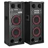 Fenton SPB-26 Actieve Speakerset 2x 6 Inch 600 Watt 2 stuks met Bluetooth voor Muziek, Zang en Karaoke.