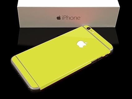 Amazon Co Jp Iphone6 Plus 5 5インチ カラーラッピング保護シート イエロー ホーム キッチン