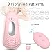 Clitoral Vibrators, Xocity, Mini Wearable Vibrator with 10m Remote Control, Love Egg for Clitoris Nipple Prostate Vagina Stimulation, Silicone Vibrator for Women Men Couples with 9 Patterns