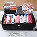 VacBest Compression Bags, Travel Space Saver Bags for Clothes (12 Travel)