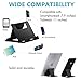 COOLOO Cell Phone Stand 4 Pack, Tablet Stand Multi-Angle, Universal Phone Stand for Desk,Compatible Phone 13 12 Pro Plus All Android Smartphones,(Black)