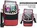 Leather Wine Tote - 2 Bottle Carrier - Vetelli's Wine Bag Is A Luxurious Burgundy Color With Classic Italian Design And An Insulated Interior. A Beautiful Gift For Any Wine Lover.