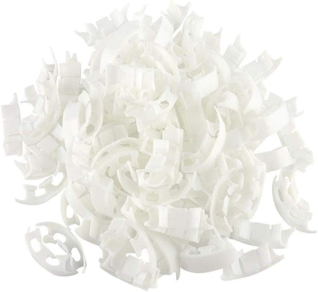 Securing Clip,PBudiYr 100Pcs Plastic Plant Support Clips for Tomato Hanging Vine Vegetable Garden Ornament