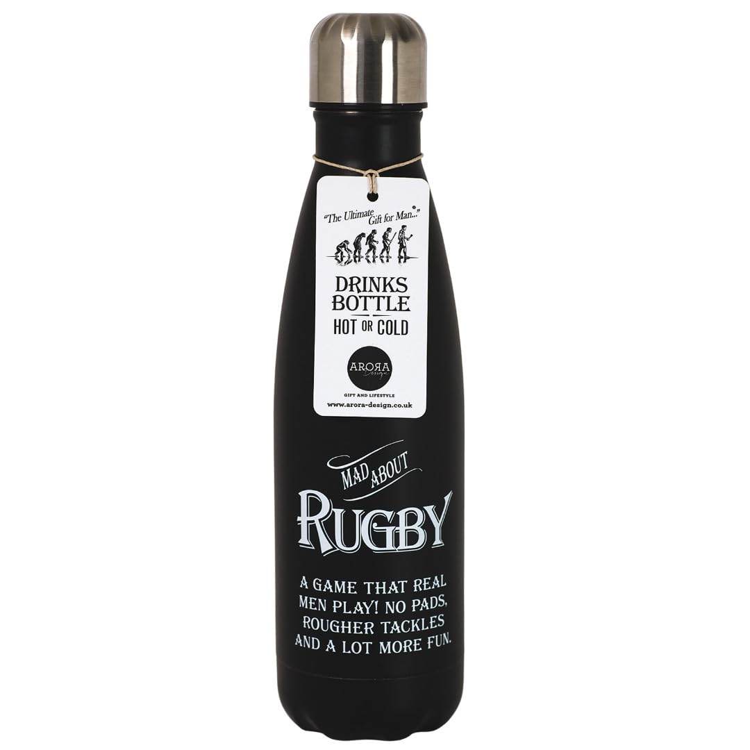 Ultimate Gift for Man 8985 Rugby Water Bottle