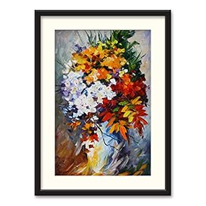 SIGNFORD Black Framed Canvas Wall Art Oil Painting...