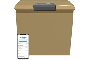 LOXX BOXX PARCEL PERFECT Loxx Boxx Smart Parcel Package Locker, LTE Cellular Mail Lock Box w/Wi-Fi and Bluetooth, Private Mailbox Locking Box for Deliveries, Beige, Large
