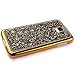 Galaxy S5 Case, ikasus Shiny Sparkle Bling Glitter Handcraft Crystal [Rhinestone Diamond] Hard Plastic Plated Slim Case Cover Full Cover Protective Case for Samsung Galaxy S5 / Galaxy SV i9600 (Gold)