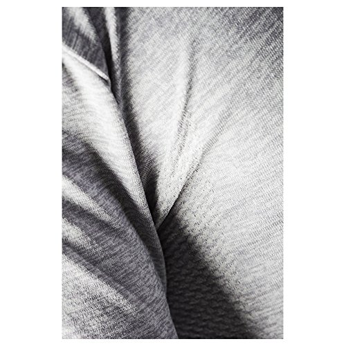 Craft Sportswear Men's Long Sleeve Active Comfort Roundneck Base Layer Seamless Shirt: cooling/sport/bike/ski/run/sun/protection/top, Grey Melange, Small