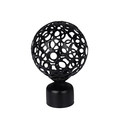Homyl 14 Styles Available 1 Piece Decorative Curtain Rod Finials