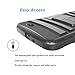 Njjex for Galaxy Mega 6.3 Case， [Ngate] Armor Swivel Locking Holster Belt Clip Kickstand Heavy Defender Full Body Carrying Phone Case Cover for Samsung Galaxy Mega 6.3 i9200/i9205/i527 [Black]