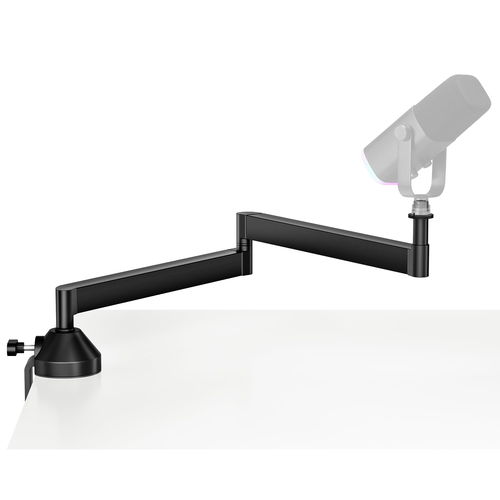 InnoGear Low Profile Mic Arm, 360° Rotatable Microphone Arm Stand Foldable Desk Mic Boom Arm for Fifine AM8 K669B Blue Yeti HyperX QuadCast SoloCast AT2020 and Other Mics