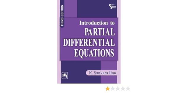 introduction to partial differential equations by sankara rao pdf
