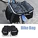 Asixx Rear Bike Bag, Bicycle Rear Seat Trunk Bag or Waterproof Multi Function Cycling Bag, Bike Waterproof Rear Storage Bag, Black Colorthumb 3