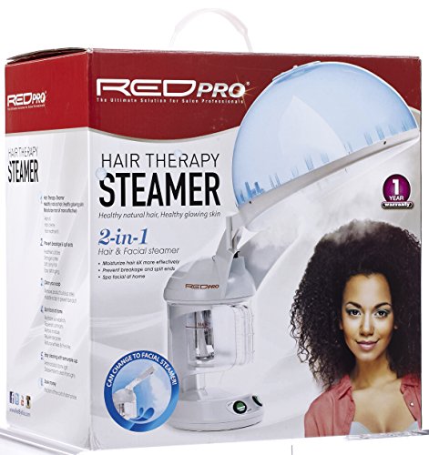 Red pro hair therapy steamer 2-in-1 hair & facial steamer