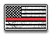 Vinyl Junkie Graphics Thin Red Line American Flag Fireman Firefighters EMT Paramedics Support Bumper Sticker Decal 5x3 inches