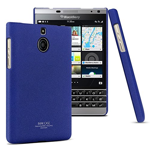 BlackBerry Passport Silver Edition Case, Blackberry Q30 Case,PC Matte Cowboy Shell Thin Hard Shell for Blackberry Passport Silver Edition/Q30 (Blue)