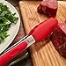 Kitchen Tongs by Oxford Chef - The Best Cooking Tongs, BBQ Tongs, High Heat Silicone Tip, Stainless Steel 3 Pack 7”, 9”, 12
