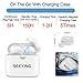 Wireless Earbuds, SeeYing S9 Bluetooth 5.0 True Wireless Earphones in-Ear Mini Headphones with 24H Playtime, Charging Case, Build-in Mic, Hi-Fi Stereo Sound, Noise Cancelling, IPX5 Waterproof (White)