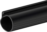 sourcing map 3m Garage Door Bottom Seal P-Bulb Rubber Weather Stripping view 1