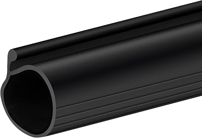 sourcing map 3m Garage Door Bottom Seal P-Bulb Rubber Weather Stripping