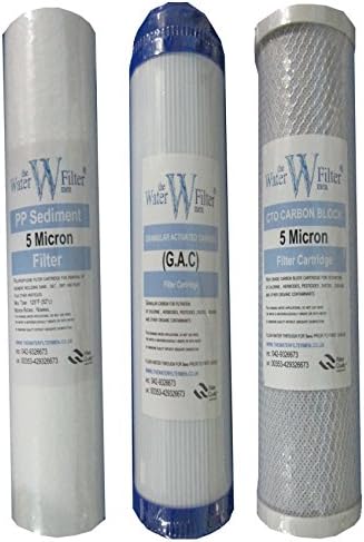 Reverse Osmosis Prefilters 20" Water Filters Set for Water Fed Role / Stand Alone 20" water filter Housings