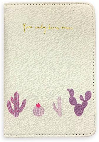 Passport Holder For Men Women, Tikesiho Cover Wallet RFID Blocking Leather Card Case Travel Document Organizer