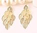 One Pair Unique Bohemia Nine Leaves Long Fashion Dangle Earrings For Girls