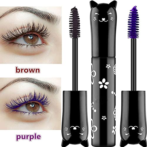 Purple mascara Eyes Makeup Color Mascara Waterproof Fast Dry Eyelashes