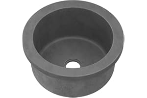 Native Trails NSB1407-S Malibu Native Stone Dual-Mount Bar/Prep Sink, Slate