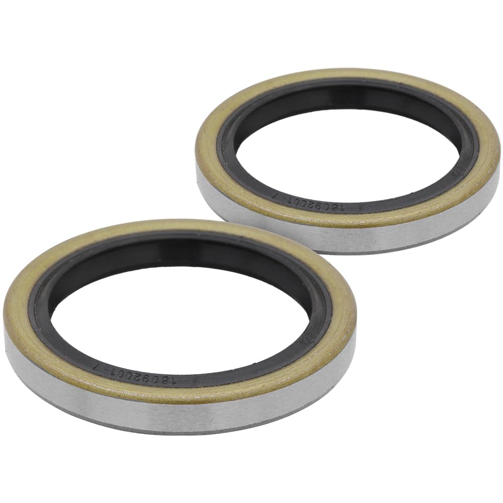Photo 1 of [2-Pack] 15192TB - Double Lip Grease Seal - Inner Diameter: 1.5 in - Outer Diameter: 1.987 in - Trailer Seal for 2000# Axles